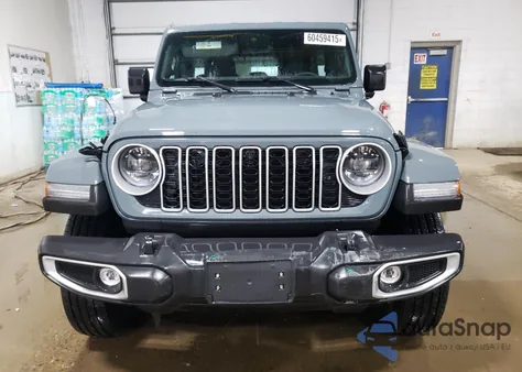 2024 Jeep Wrangler Sahara из США, поврежденный, VIN 1C4PJXEGXRW302142
